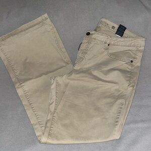 Women’s khaki bootcut pants